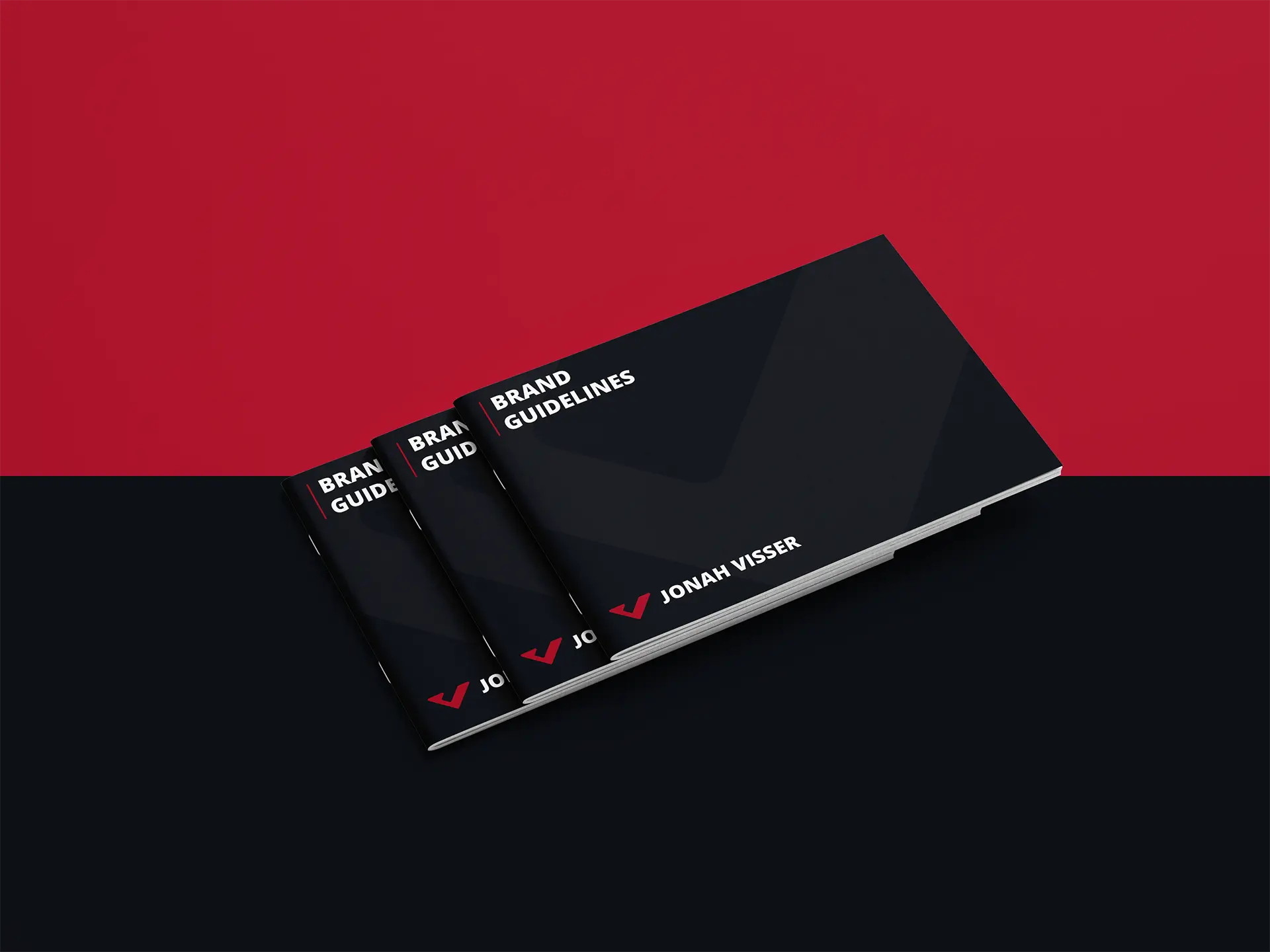 Jonah Visser´s brand guidelines cover